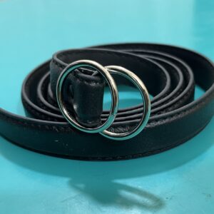 Womens Leather Belt- Black