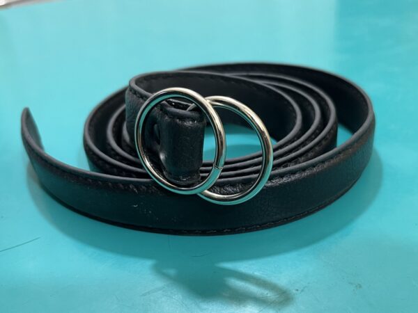 Womens Leather Belt- Black